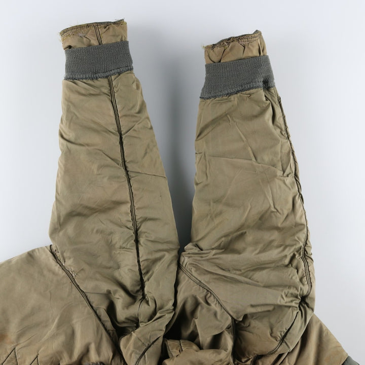 Vintage N-3B Coyote Fur Military Flight Jacket, Men's XL unclear Khaki type Vintage Second Hand