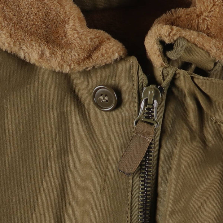 N-1 Military Deck Jacket Men's XL unclear Khaki type Vintage Second Hand