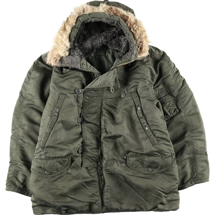 Special Price: Vintage N-3B Padded Military Flight Jacket, Men's Size XXL unclear Khaki type Vintage Second Hand