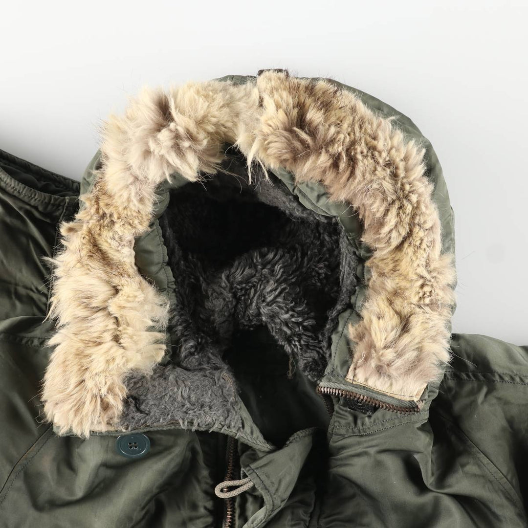 Special Price: Vintage N-3B Padded Military Flight Jacket, Men's Size XXL unclear Khaki type Vintage Second Hand