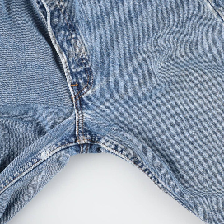 90'S Levi's 6501-0193 Straight Denim Pants, Made in USA, Women's Size L (W30), Vintage cotton blue type Vintage Second Hand