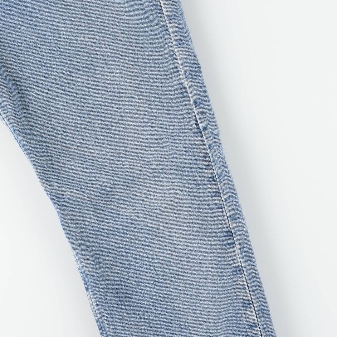 90'S Levi's 6501-0193 Straight Denim Pants, Made in USA, Women's Size L (W30), Vintage cotton blue type Vintage Second Hand