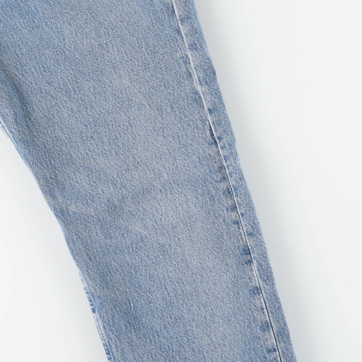 90'S Levi's 6501-0193 Straight Denim Pants, Made in USA, Women's Size L (W30), Vintage cotton blue type Vintage Second Hand