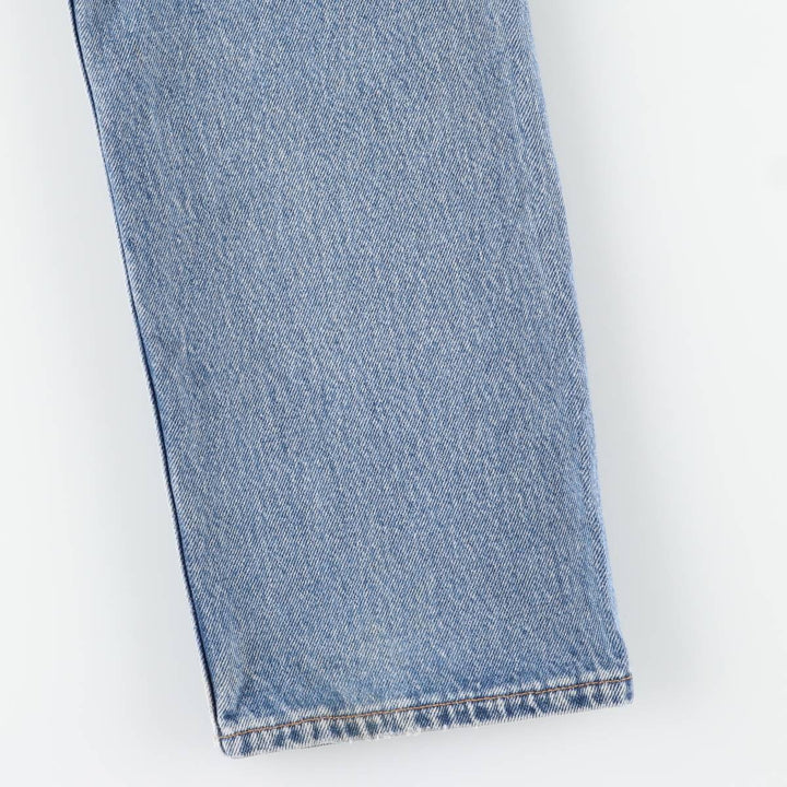 90'S Levi's 6501-0193 Straight Denim Pants, Made in USA, Women's Size L (W30), Vintage cotton blue type Vintage Second Hand