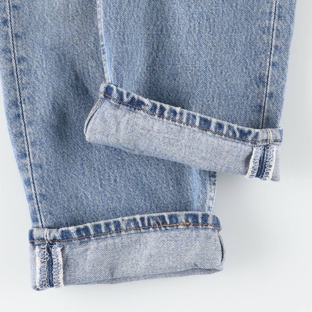 90'S Levi's 6501-0193 Straight Denim Pants, Made in USA, Women's Size L (W30), Vintage cotton blue type Vintage Second Hand