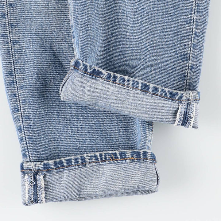 90'S Levi's 6501-0193 Straight Denim Pants, Made in USA, Women's Size L (W30), Vintage cotton blue type Vintage Second Hand