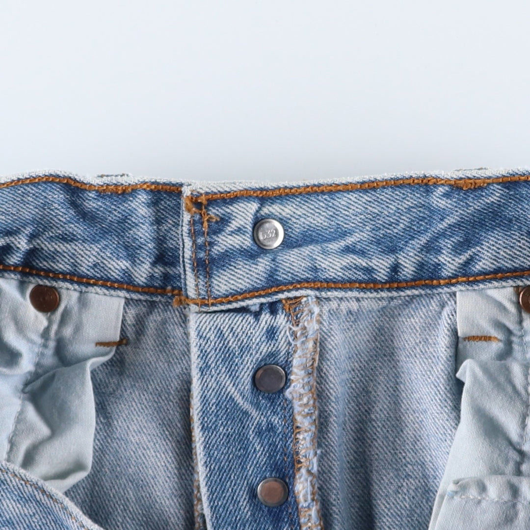 90'S Levi's 501-0193 Straight Denim Pants Made in USA Men's W31 Vintage cotton blue type Vintage Second Hand