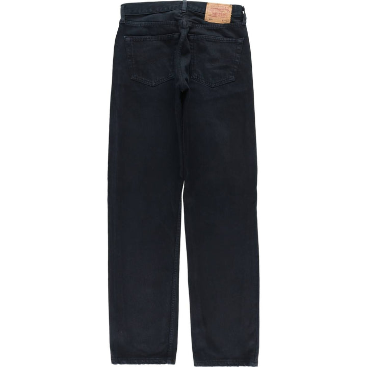 90s~ Vintage Levi's 501 Euro Model Black Denim Straight Denim Pants Men's Size W30 cotton black type Vintage Second Hand