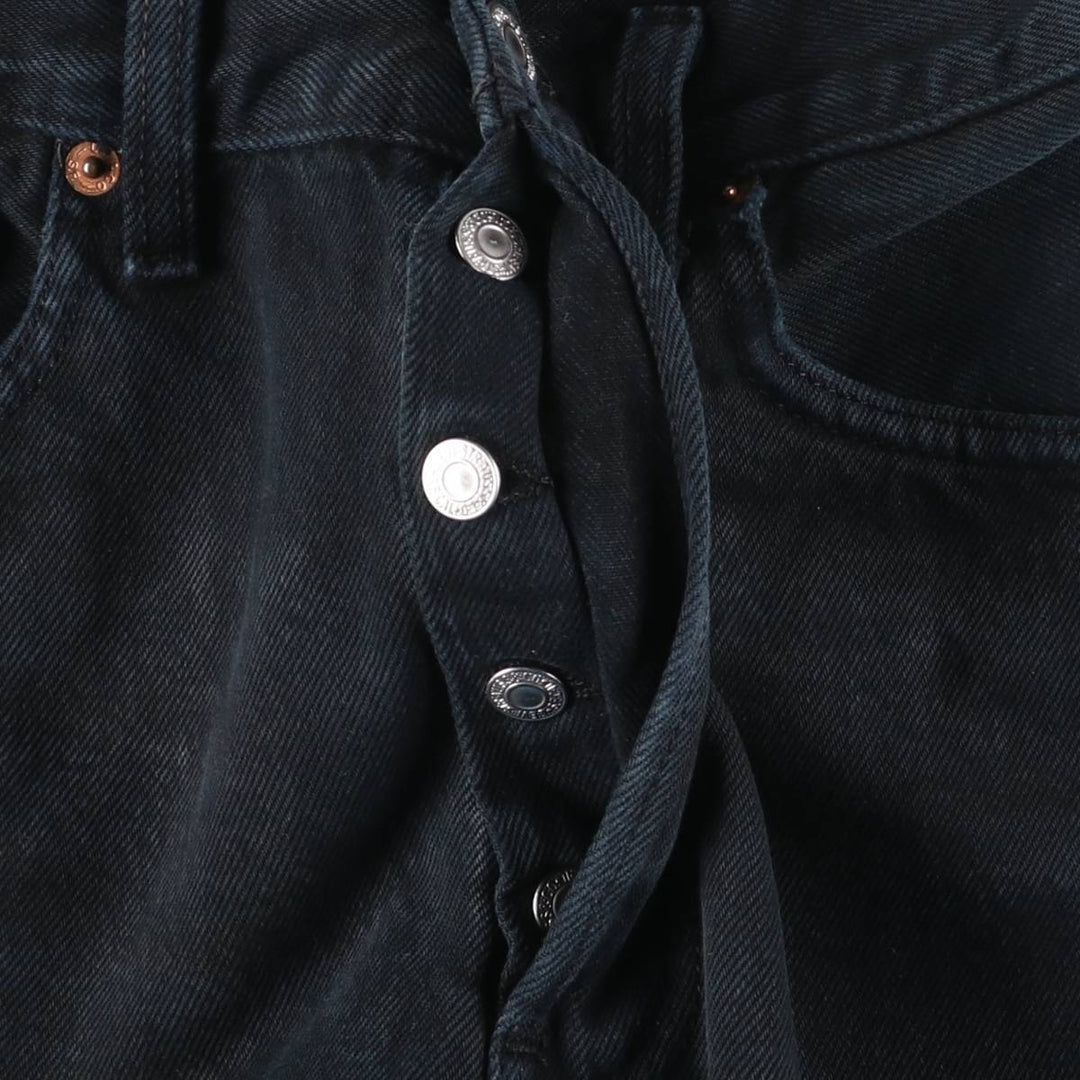 90s~ Vintage Levi's 501 Euro Model Black Denim Straight Denim Pants Men's Size W30 cotton black type Vintage Second Hand