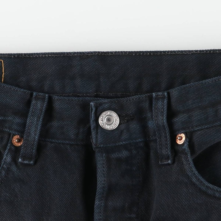90s~ Vintage Levi's 501 Euro Model Black Denim Straight Denim Pants Men's Size W30 cotton black type Vintage Second Hand