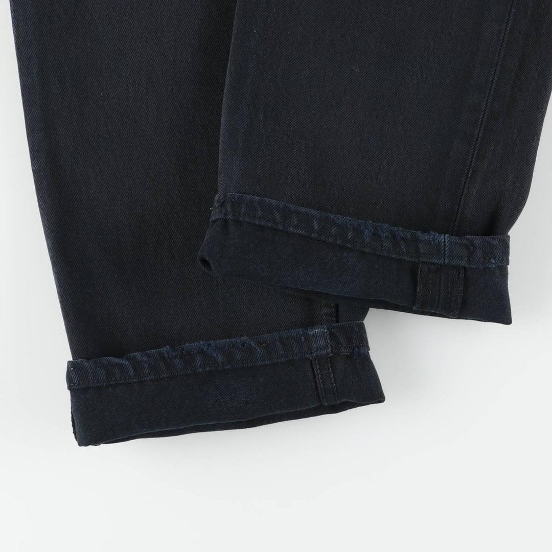 90s~ Vintage Levi's 501 Euro Model Black Denim Straight Denim Pants Men's Size W30 cotton black type Vintage Second Hand