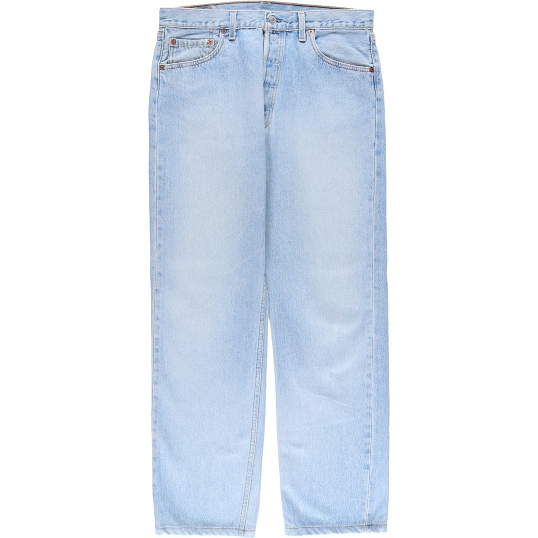 90'S Levi's 501-5915 Straight Denim Pants, Made in USA, Men's, Size W33, Vintage cotton blue type Vintage Second Hand