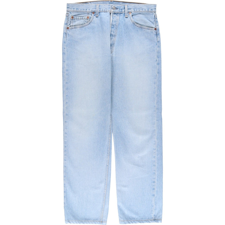 90'S Levi's 501-5915 Straight Denim Pants, Made in USA, Men's, Size W33, Vintage cotton blue type Vintage Second Hand