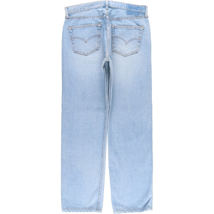 90'S Levi's 501-5915 Straight Denim Pants, Made in USA, Men's, Size W33, Vintage cotton blue type Vintage Second Hand