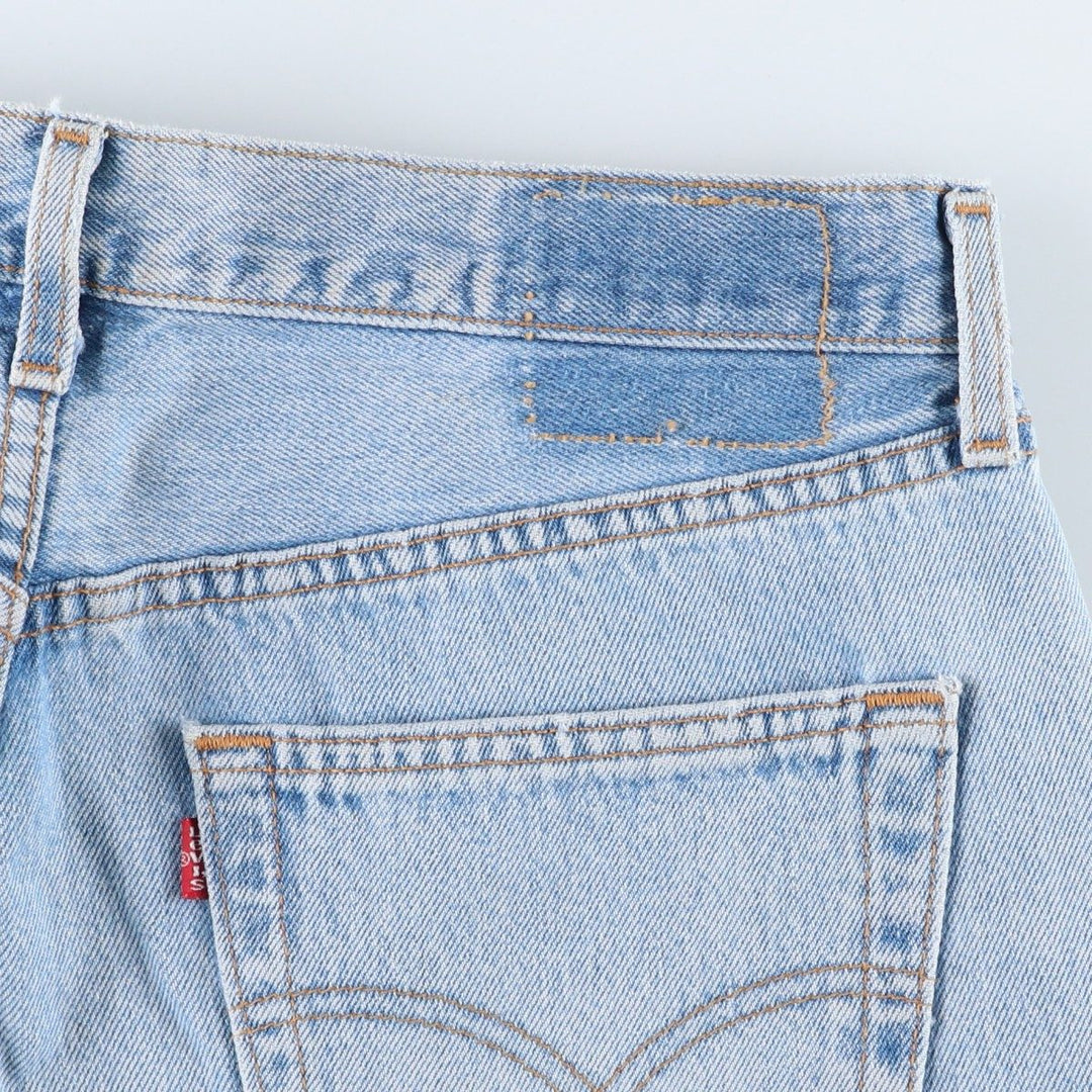 90'S Levi's 501-5915 Straight Denim Pants, Made in USA, Men's, Size W33, Vintage cotton blue type Vintage Second Hand