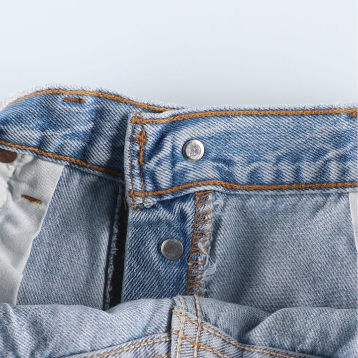 90'S Levi's 501-5915 Straight Denim Pants, Made in USA, Men's, Size W33, Vintage cotton blue type Vintage Second Hand