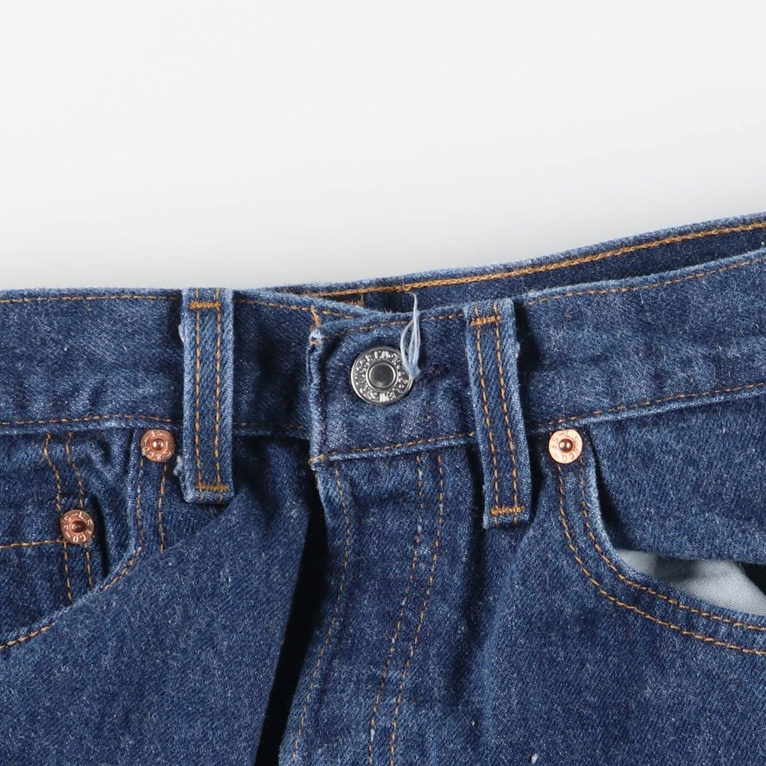 90'S Levi's 501 Straight Denim Pants, Made in USA, Men's, W30, Vintage cotton blue type Vintage Second Hand