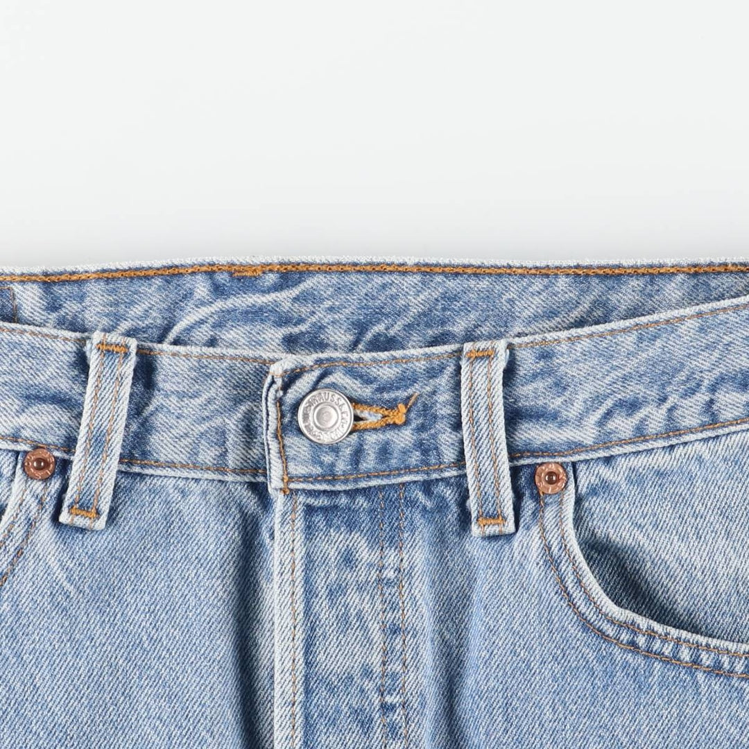 90'S Levi's 501 Straight Denim Pants, Made in USA, Men's, W32, Vintage cotton Blue type light blue Vintage Second Hand