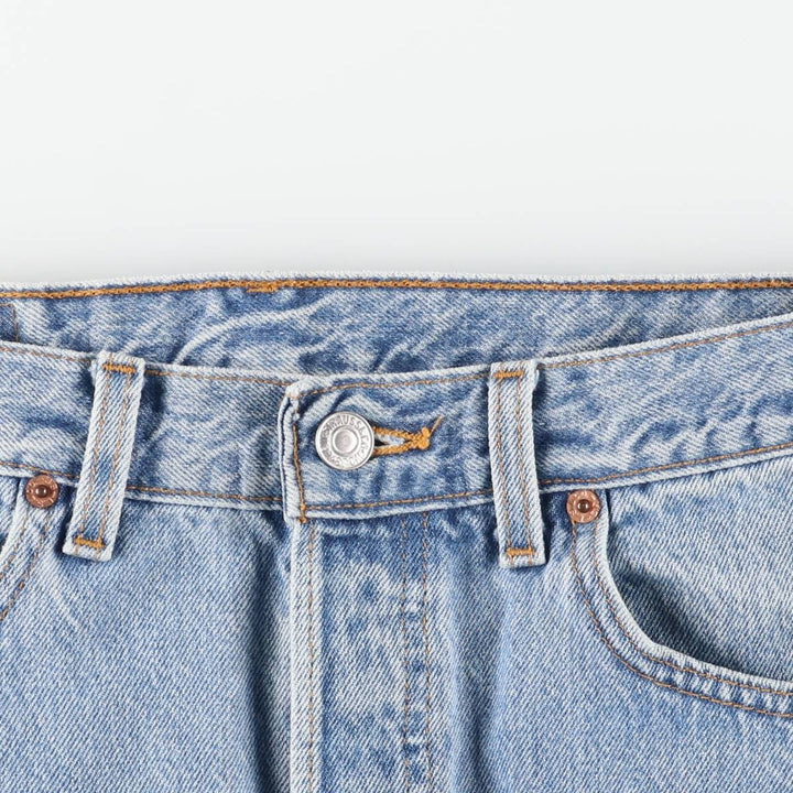 90'S Levi's 501 Straight Denim Pants, Made in USA, Men's, W32, Vintage cotton Blue type light blue Vintage Second Hand
