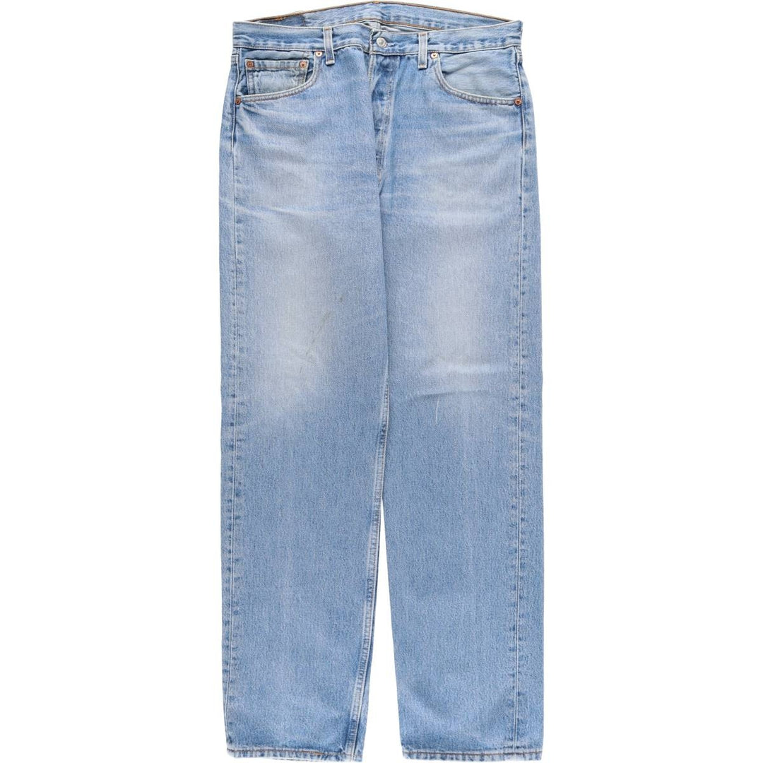 90'S Levi's 501 Straight Denim Pants, Made in USA, Men's, Size W35, Vintage cotton blue type Vintage Second Hand