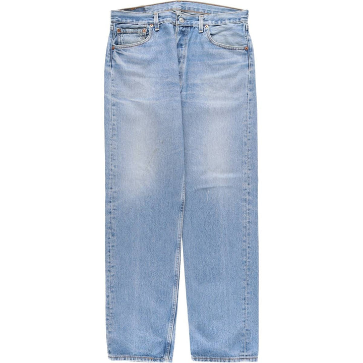 90'S Levi's 501 Straight Denim Pants, Made in USA, Men's, Size W35, Vintage cotton blue type Vintage Second Hand
