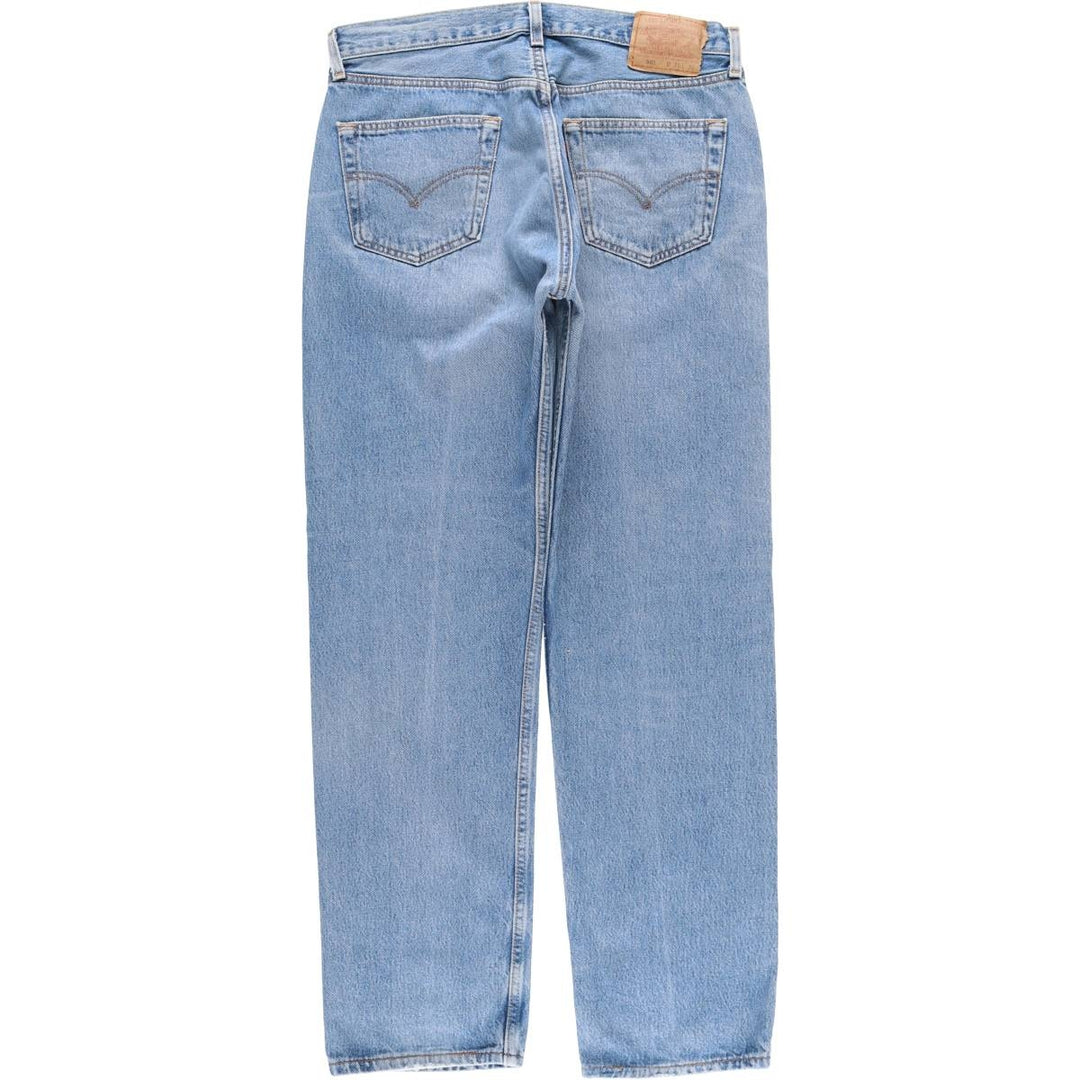 90'S Levi's 501 Straight Denim Pants, Made in USA, Men's, Size W35, Vintage cotton blue type Vintage Second Hand