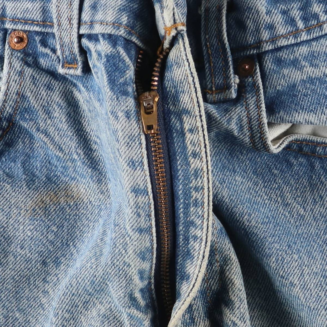 Vintage 1990'S Levi's 505 tapered denim pants, men's size W34. unclear Blue type light blue Vintage Second Hand