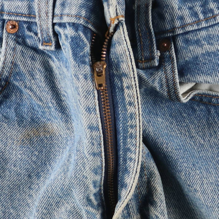 Vintage 1990'S Levi's 505 tapered denim pants, men's size W34. unclear Blue type light blue Vintage Second Hand