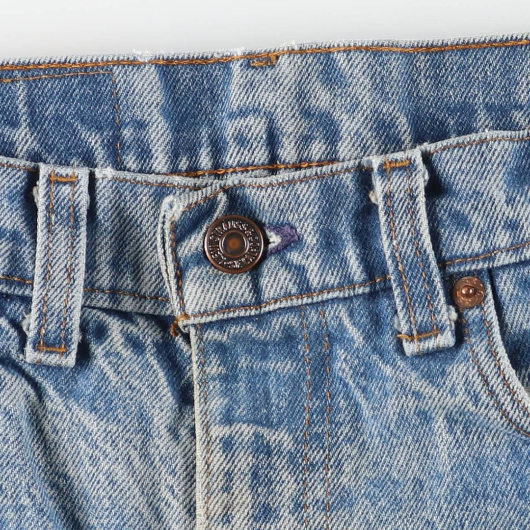 Vintage 1990'S Levi's 505 tapered denim pants, men's size W34. unclear Blue type light blue Vintage Second Hand