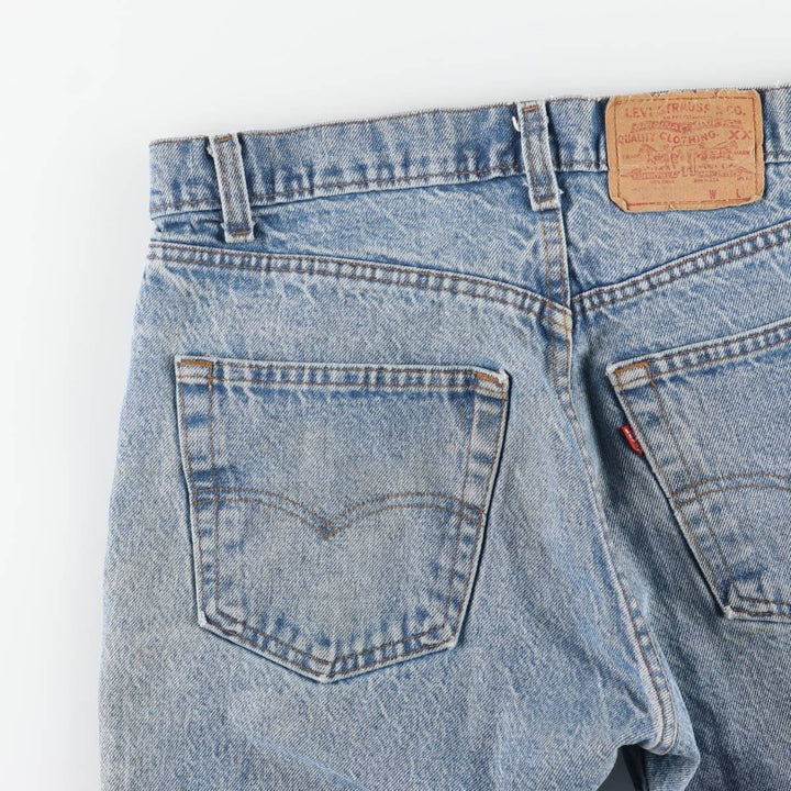 Vintage 1990'S Levi's 505 tapered denim pants, men's size W34. unclear Blue type light blue Vintage Second Hand