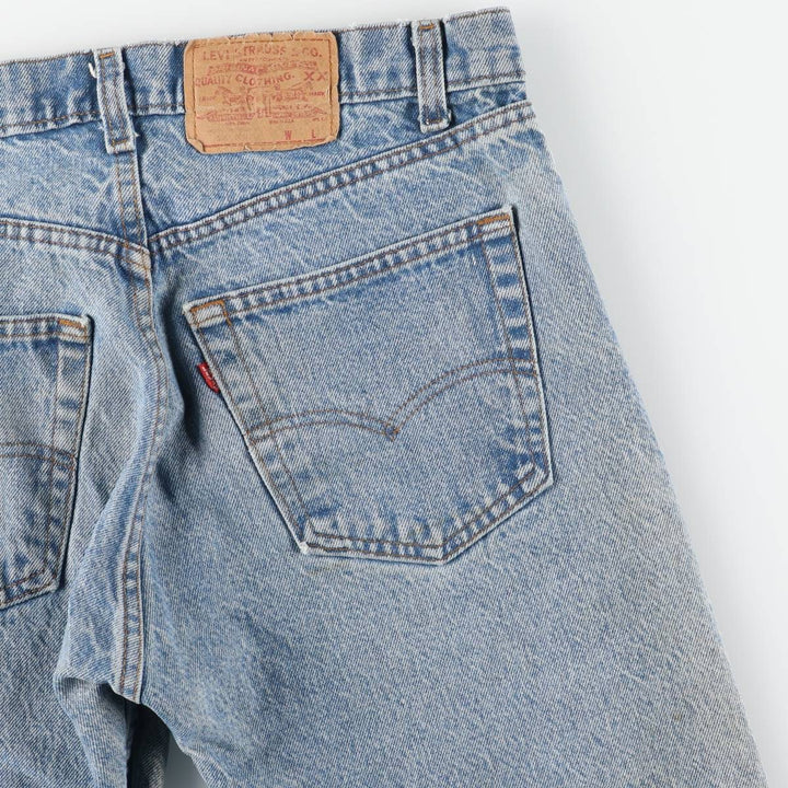 Vintage 1990'S Levi's 505 tapered denim pants, men's size W34. unclear Blue type light blue Vintage Second Hand