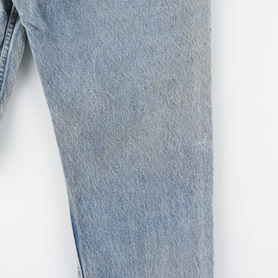 Vintage 1990'S Levi's 505 tapered denim pants, men's size W34. unclear Blue type light blue Vintage Second Hand