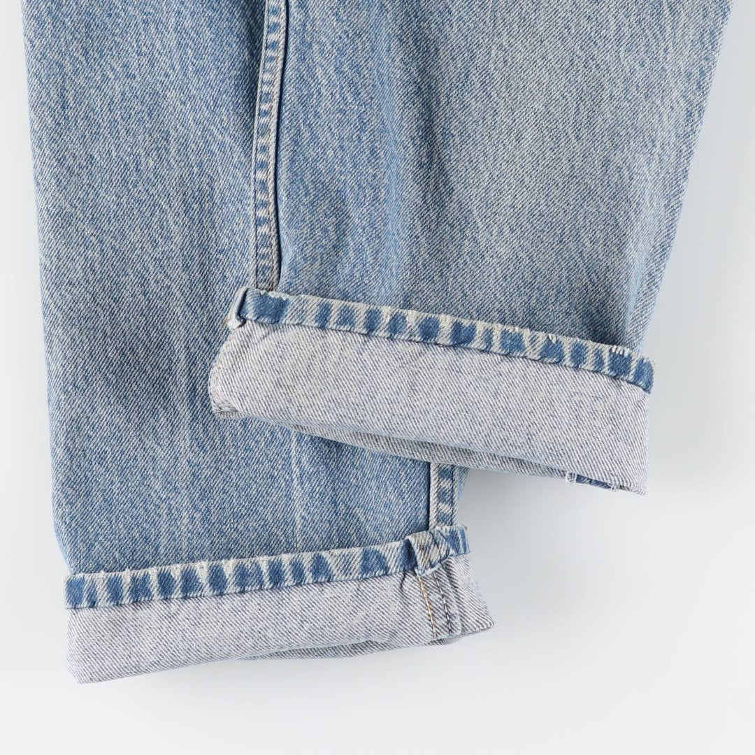 Vintage 1990'S Levi's 505 tapered denim pants, men's size W34. unclear Blue type light blue Vintage Second Hand