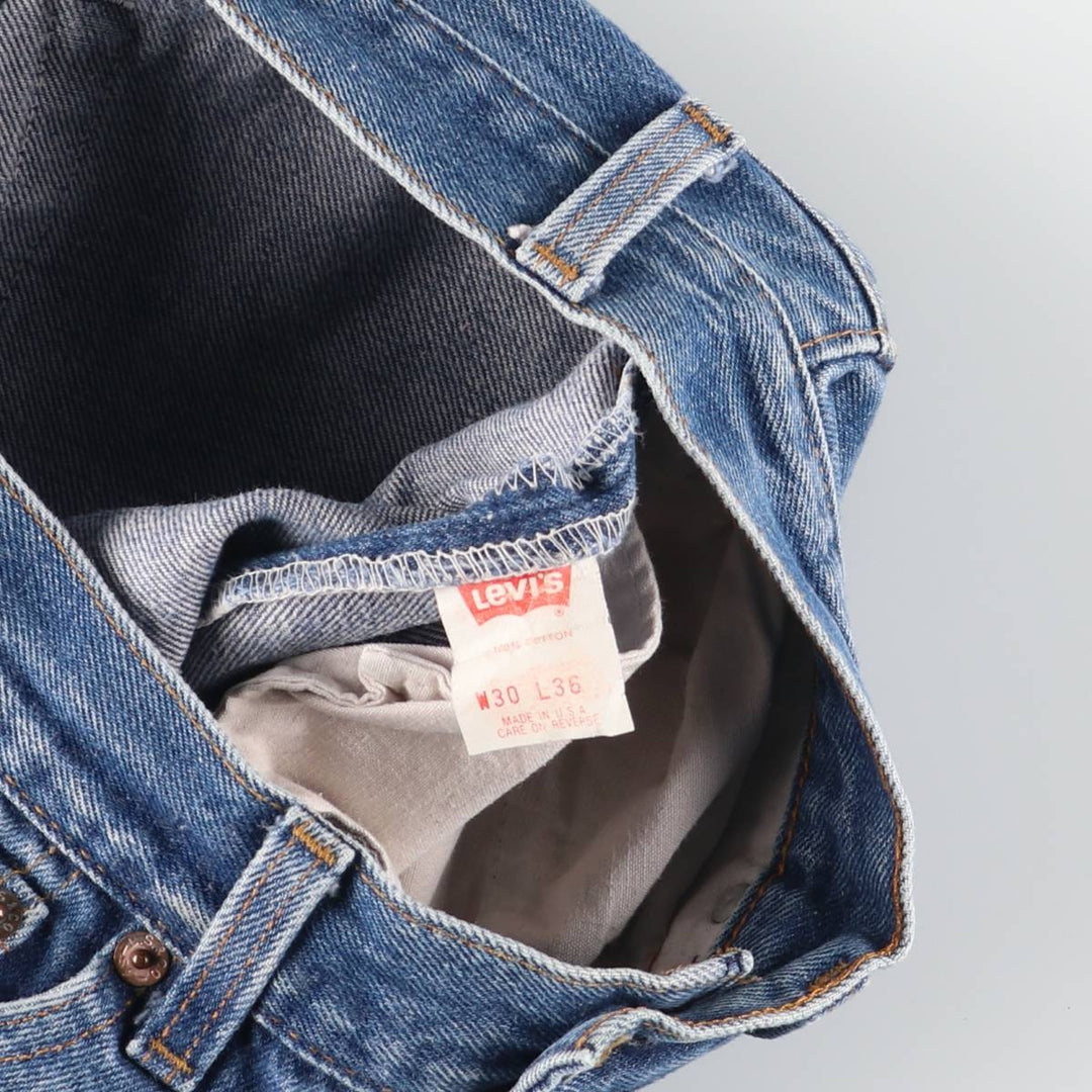 90'S Levi's 501 Straight Denim Pants, Made in USA, Men's, W29, Vintage cotton blue type Vintage Second Hand