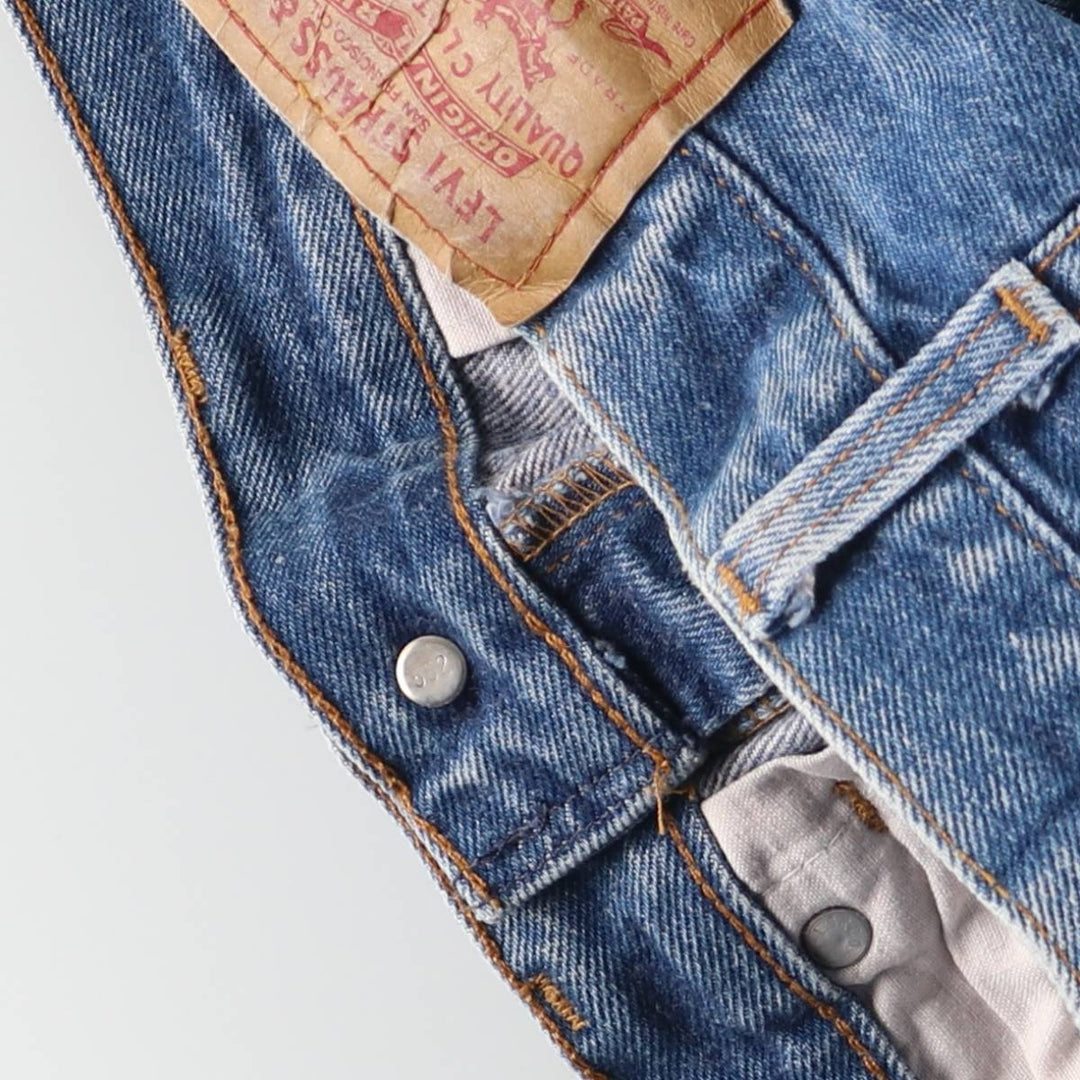 90'S Levi's 501 Straight Denim Pants, Made in USA, Men's, W29, Vintage cotton blue type Vintage Second Hand