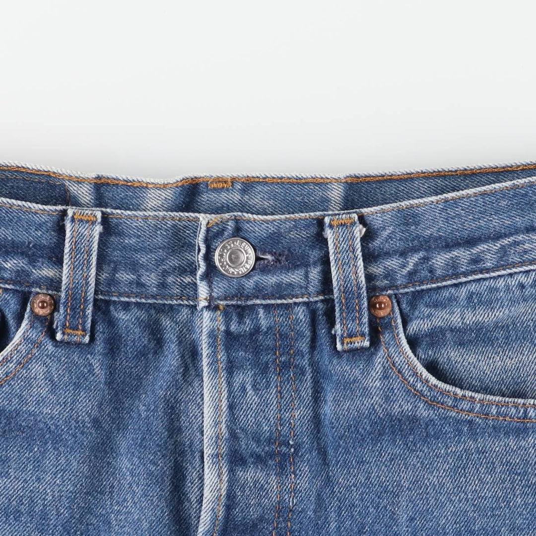 90'S Levi's 501 Straight Denim Pants, Made in USA, Men's, W29, Vintage cotton blue type Vintage Second Hand