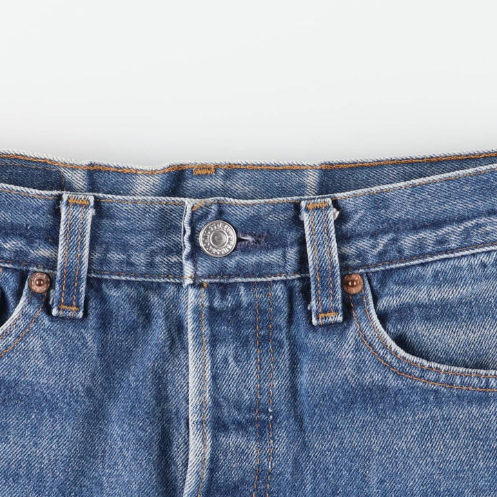 90'S Levi's 501 Straight Denim Pants, Made in USA, Men's, W29, Vintage cotton blue type Vintage Second Hand