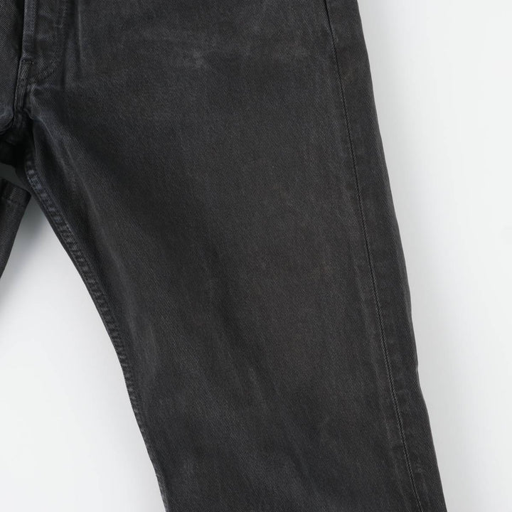 90'S Levi's 501 Euro Model Black Denim Straight Denim Pants, Men's, W35, Vintage cotton black type Vintage Second Hand