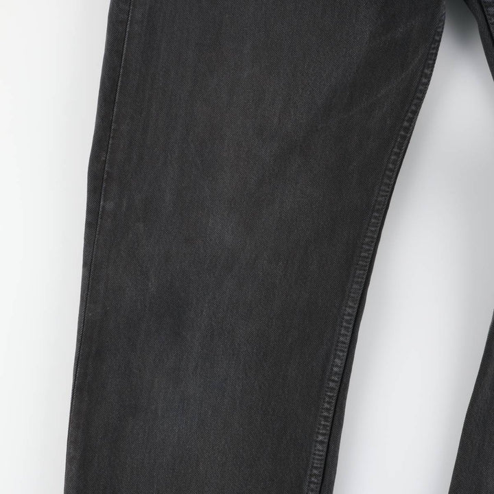 90'S Levi's 501 Euro Model Black Denim Straight Denim Pants, Men's, W35, Vintage cotton black type Vintage Second Hand