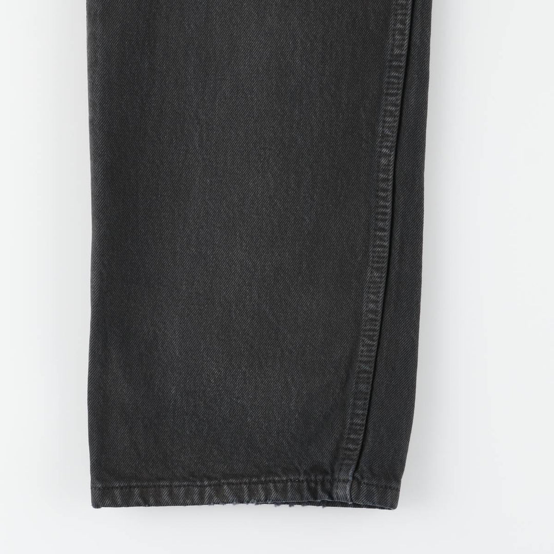 90'S Levi's 501 Euro Model Black Denim Straight Denim Pants, Men's, W35, Vintage cotton black type Vintage Second Hand