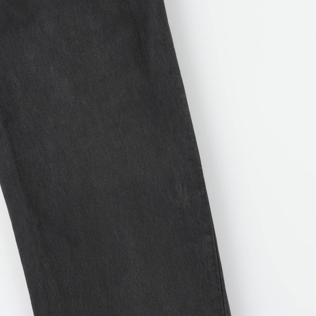 90'S Levi's 501 Euro Model Black Denim Straight Denim Pants, Men's, W35, Vintage cotton black type Vintage Second Hand