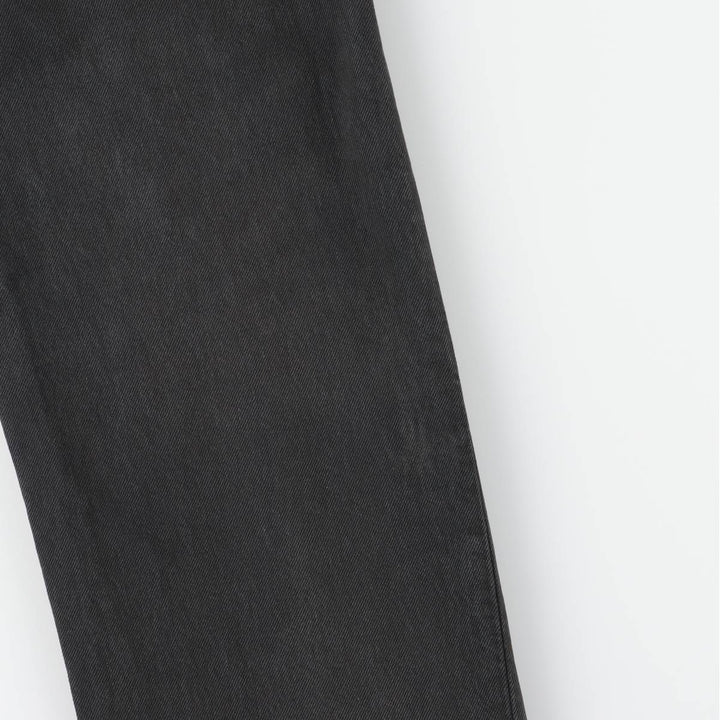 90'S Levi's 501 Euro Model Black Denim Straight Denim Pants, Men's, W35, Vintage cotton black type Vintage Second Hand