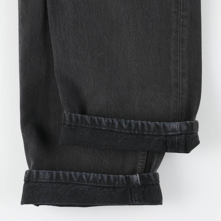 90'S Levi's 501 Euro Model Black Denim Straight Denim Pants, Men's, W35, Vintage cotton black type Vintage Second Hand