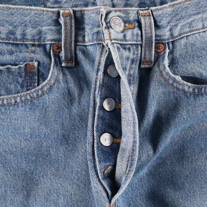 90'S Levi's 501-0191 Straight Denim Pants Made in USA Men's W30 Vintage cotton blue type Vintage Second Hand