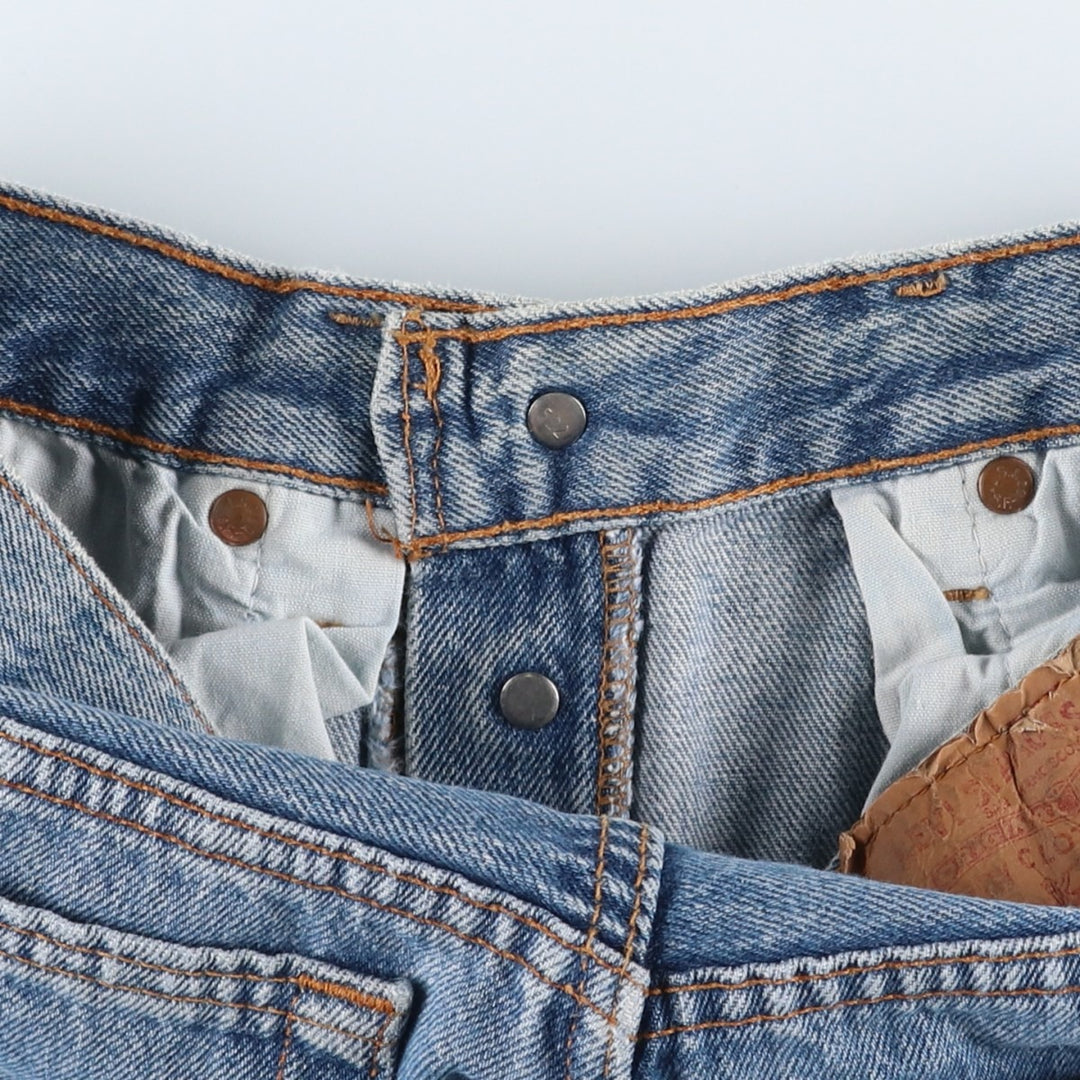 90'S Levi's 501-0191 Straight Denim Pants Made in USA Men's W30 Vintage cotton blue type Vintage Second Hand