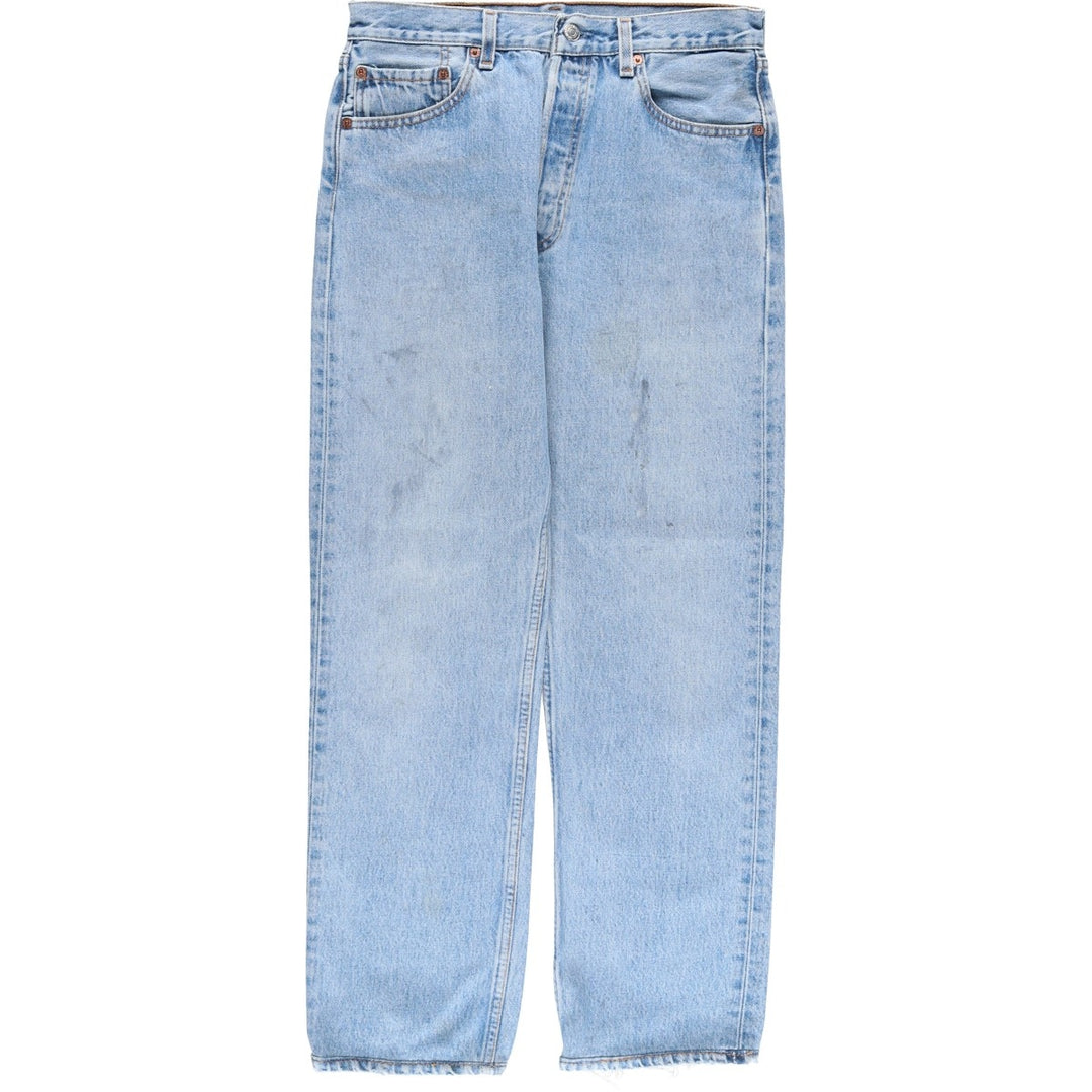 90'S Levi's 501-0193 Straight Denim Pants Made in USA Men's W30 Vintage cotton blue type Vintage Second Hand