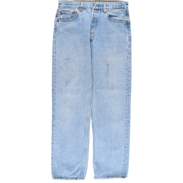 90'S Levi's 501-0193 Straight Denim Pants Made in USA Men's W30 Vintage cotton blue type Vintage Second Hand