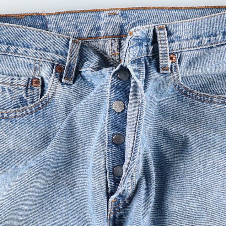 90'S Levi's 501-0193 Straight Denim Pants Made in USA Men's W30 Vintage cotton blue type Vintage Second Hand