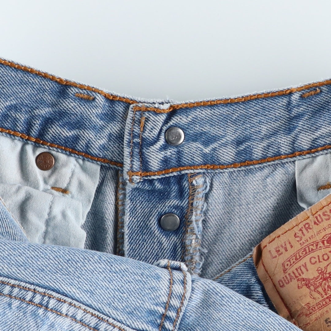 90'S Levi's 501-0193 Straight Denim Pants Made in USA Men's W30 Vintage cotton blue type Vintage Second Hand