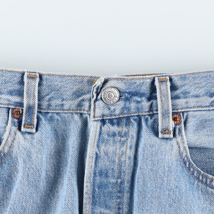 90'S Levi's 501-0193 Straight Denim Pants Made in USA Men's W30 Vintage cotton blue type Vintage Second Hand